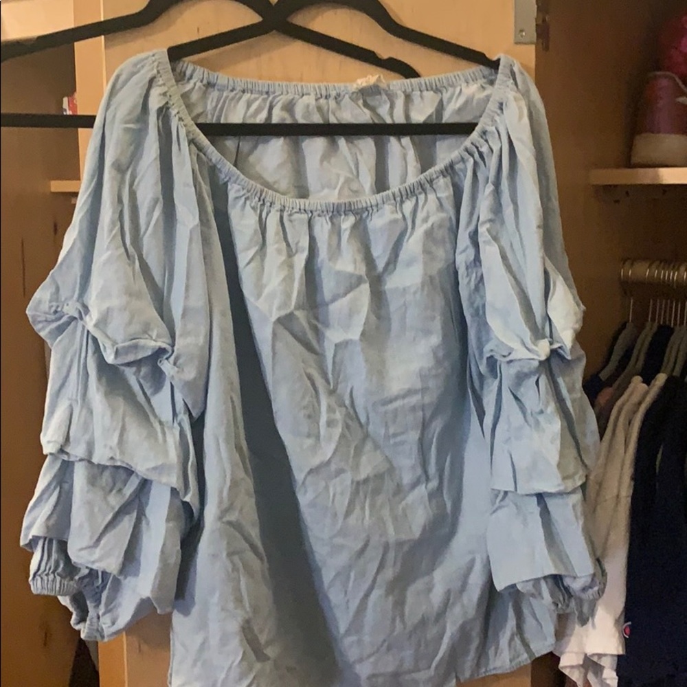 Off the shoulder shirt